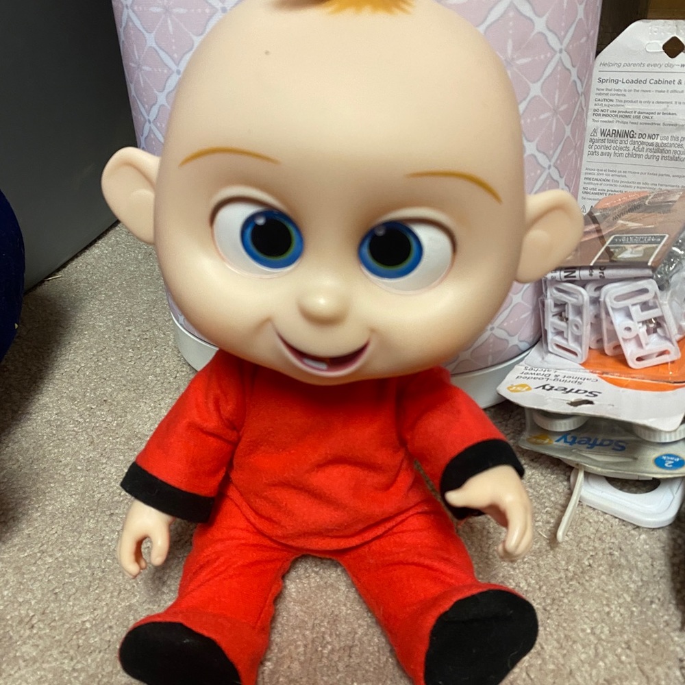 Disney Incredibles Baby Jack Jack with Raccoon